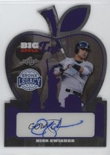 2025 Leaf A Bronx Legacy Big Apple Ink Purple Prismatic /7 Nick Swisher Auto pe8