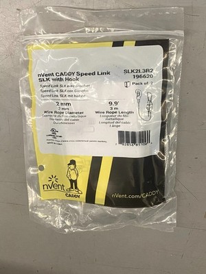 NVENT CADDY CHINA SLK2L3RS SPEED LINK SLK WITH HOOK 2 MM WIRE 9.9  LENGTH NEW