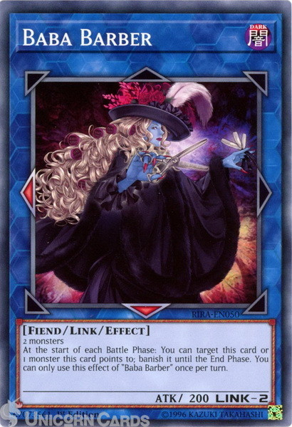 RIRA-EN050 Baba Barber : Common : 1st Edition Mint YuGiOh Card