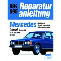 Mercedes 200D/220D/240D/300D Diesel, Typ 123 (1976-1978) Reparaturanleitung