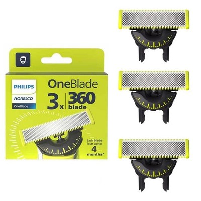 Philips OneBlade OneBlade QP430/50 Ersatzklinge 360 Klinge, Edelstahl
