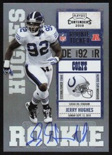 2010 Playoff Contenders Rookie Ticket Auto #149 Jerry Hughes Indianapolis Colts