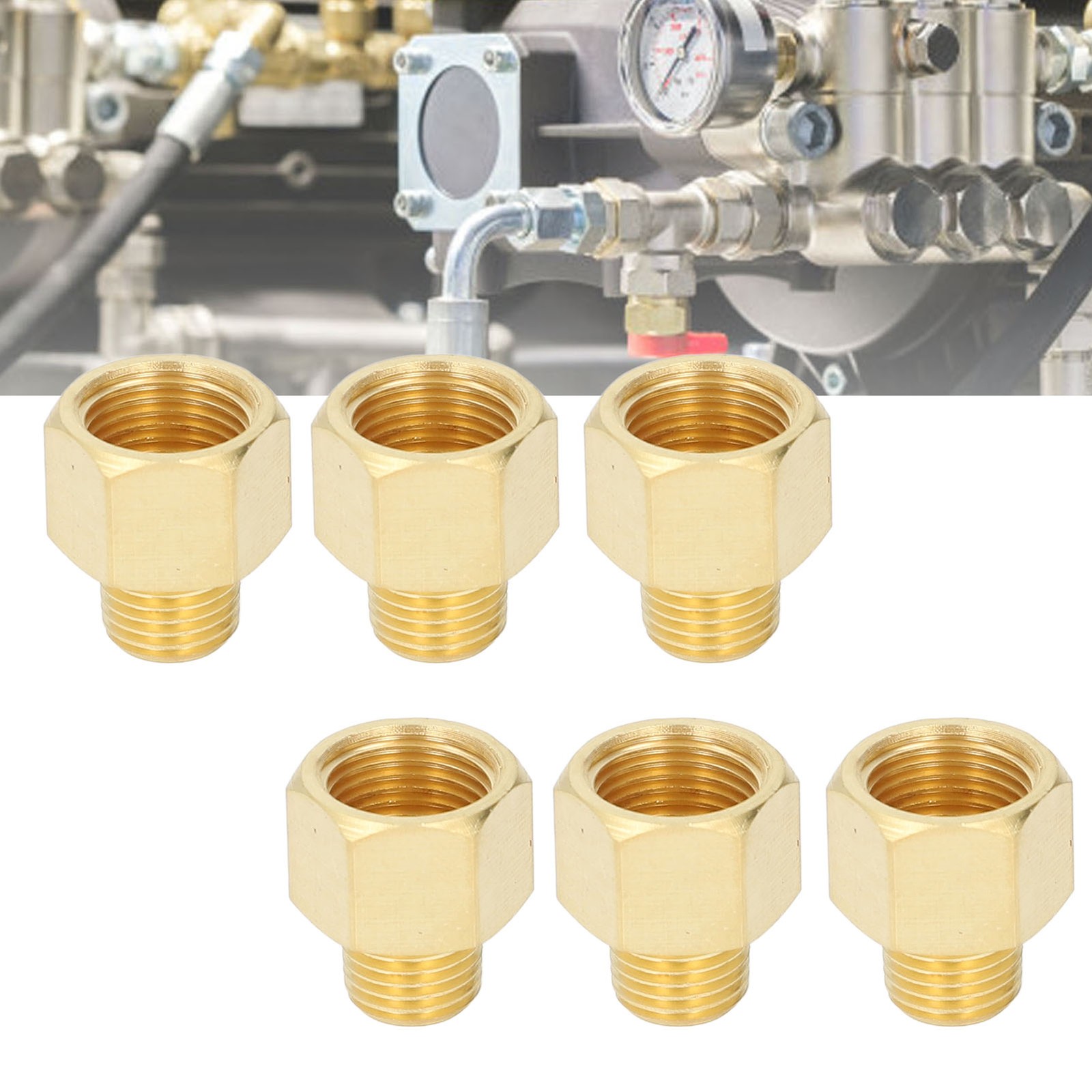 10Pcs Brass Pipe Fittings Adapter Durable Extension For Plumbing