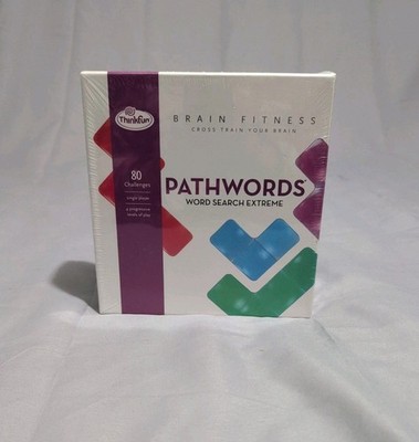 New ThinkFun Brain Fitness Pathwords Word Search Extreme 80 Challenges Sealed!