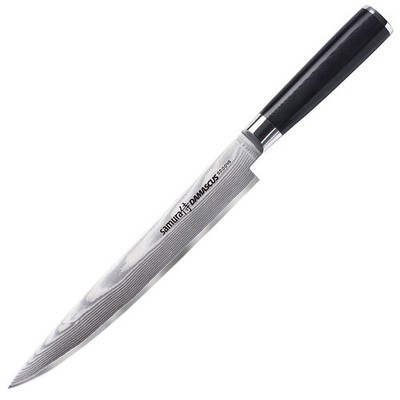 Samura Damascus Schinkenmesser, 23 cm Klinge, G-10 Griff, 67-lagiger Damaststahl
