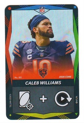 Caleb Williams 2025 UNO Elite NFL Football Wild Parallel Foil SSP card Chicago!!