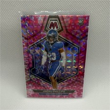 2024 Panini Mosaic Rookie Camo Pink Prizm Andru Phillips #362 Giants Football