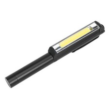 Micro COB Torch LED Penlight Strong Magnet and Pocket Clip 280 Lumes Jack Sealey