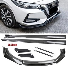 For Nissan Altima Carbon Fiber Side Skirt Front Bumper Lip Splitter Body Kits For Nissan Altima Carbon Fiber Side Skirt Front Bumper Lip Splitter Body Kits
