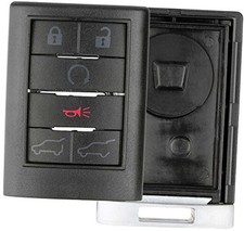 Keyless Entry Remote Key Fob Shell Case Button Pad Cover For Cadillac