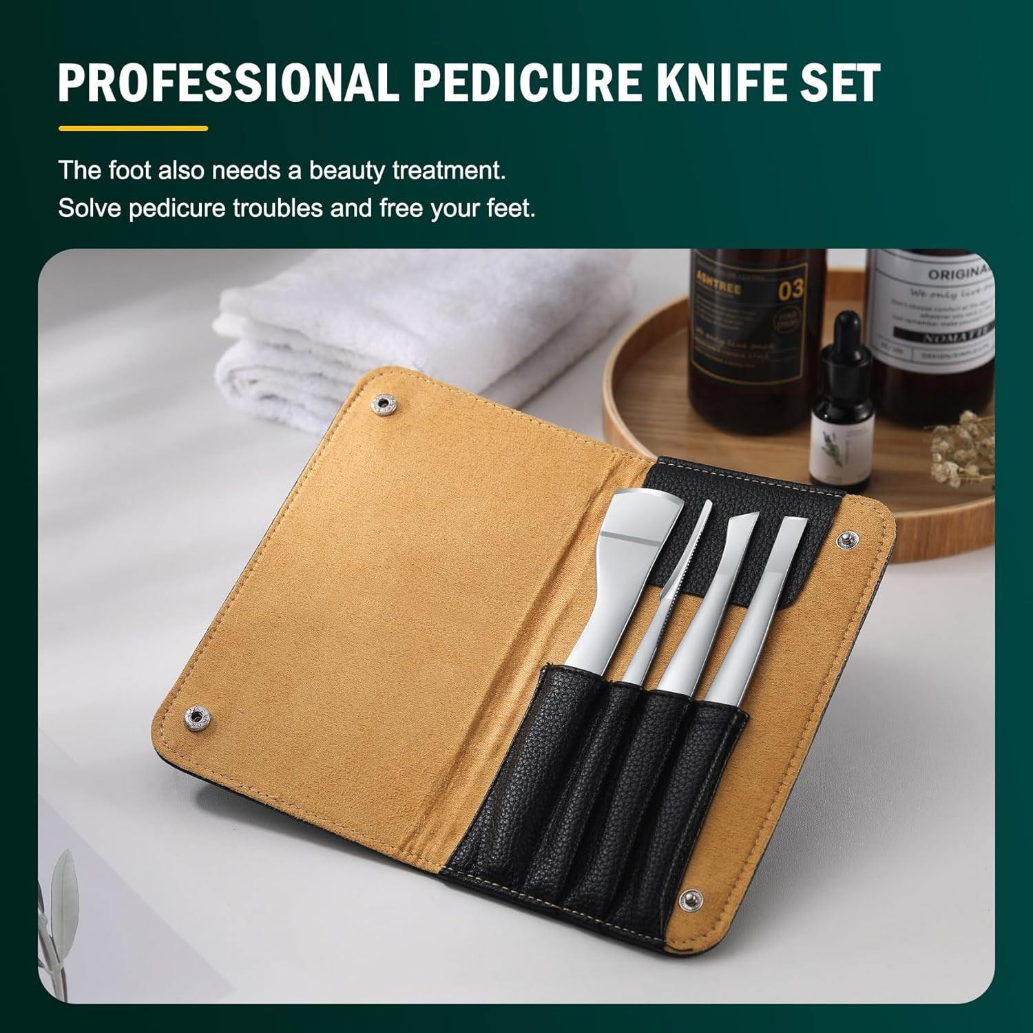 Bisturi Pedicure Professionale Acciaio Inox per Rimozione Calli - 3
