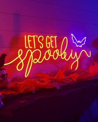 Custom Neon Sign -  Personalized LED Light Halloween Sign Home $ Party Decor