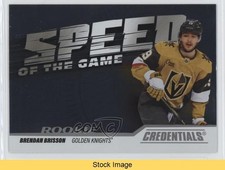 2024 Upper Deck Credentials Speed of the Game Rookies Brendan Brisson READ l5b