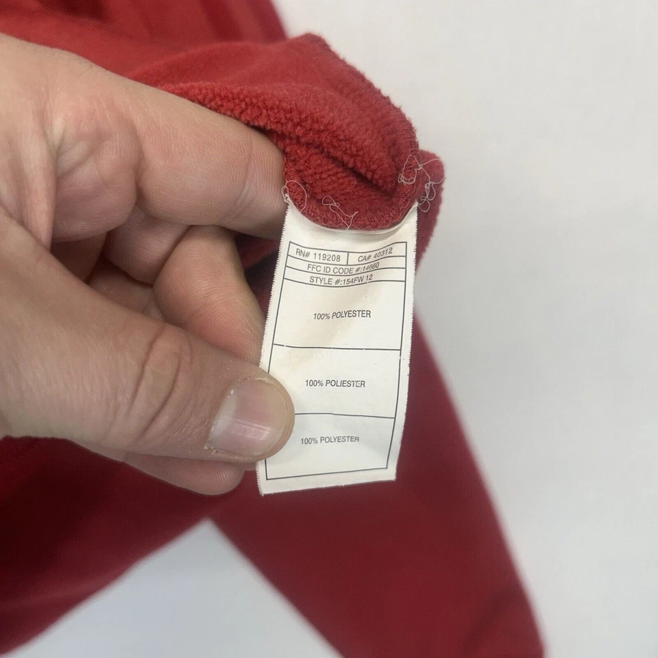 Adidas Climawarm Wisconsin Badgers 1/4 Cremallera Pullover Mujer XL Manga Larga Rojo Foto 4 de 4