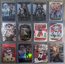 Tom Brady 2020 - 12 card lot, W/ Absolute Football RED #42