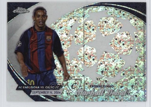 2023 Topps Chrome UEFA Club Competitions Starball Debuts Ronaldinho #SD-12 1hq0