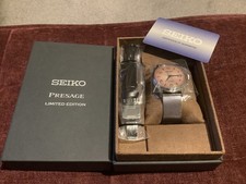 Seiko Presage Cocktail Time Limited Edition Automatic Watches. Pink dial.