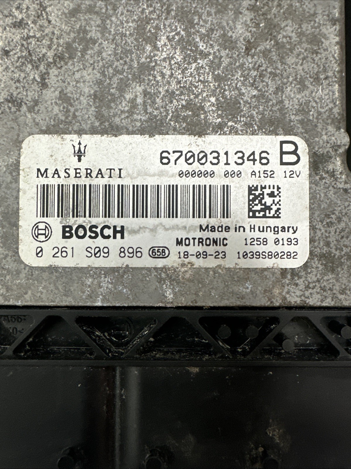 2014-2024 MASERATI GHIBLI 3.0L ENGINE CONTROL UNIT MODULE ECU ECM 670031346 OEM