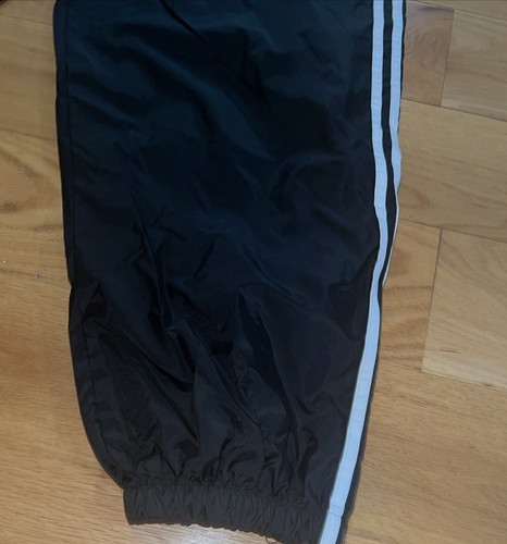 Men’s Adidas Track Suit XXL Black 2 Piece Zip Up Jacket Elastic Waist Pants EUC - Picture 7 of 10