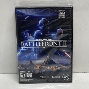 Star Wars Battlefront II PC Digital Download Code Only New Sealed CIB