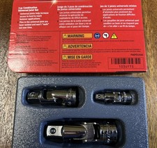 Snap-on Tools USA NEW 3pc Mix Drive Universal Joint Socket Extension Set 103UFTS