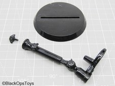1/6 Scale Toy Black Figure Display Stand