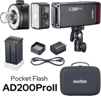 Godox AD200Pro II AD200 Pro II 200Ws TTL Wireless Pocket Flash Strobe Speedlite