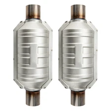 2pcs 2" Catalytic Converter For Most Cars Trucks SUVs and Vans EPA Approved