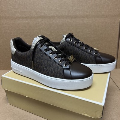 Michael Kors Poppy Lace Up Sneakers Women's 8M NEW WITH BOX