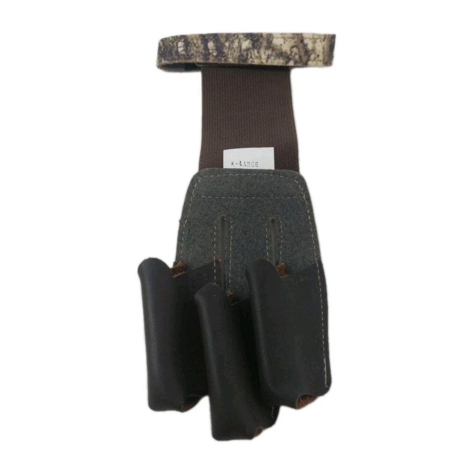 Neet Archery Adult XL Shooting Glove: Mossy Oak Break Up Camo Leather 60544 - Image 2 of 4