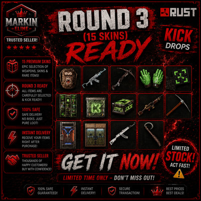   RUST TWITCH DROPS & KICK | ALL DROPS AVAILABLE | UP TO 34 ITEMS | STEAM  