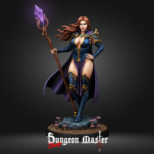 Human Mage Miniatur DnD 3D Druck Tabletop Dem...