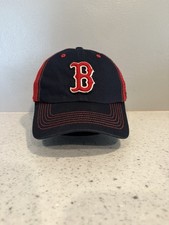 '47 Closer Boston Red Sox Navy Red Mesh Flex Stretch Fitted L/XL Dad Cap Hat