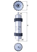 Neu - Knecht KL1102 Kraftstofffilter FüR Audi