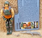 Complete Really Nice Vintage 1987 GI Joe Dodger v1 Battleforce 2000 Filecard