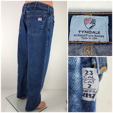 Tyndale FR Mens 38 X 30 Jeans Flame Resistance Made In USA 100% Cotton 36x30
