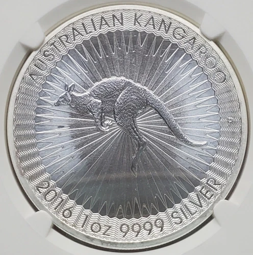 2016 P SILVER AUSTRALIA 1 OZ $1 KANGAROO COIN NGC MS 70 EARLY RELEASE PM0053
