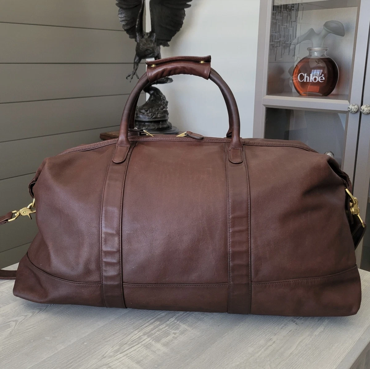 Top 143+ faux leather duffle bag womens latest 3tdesign.edu.vn