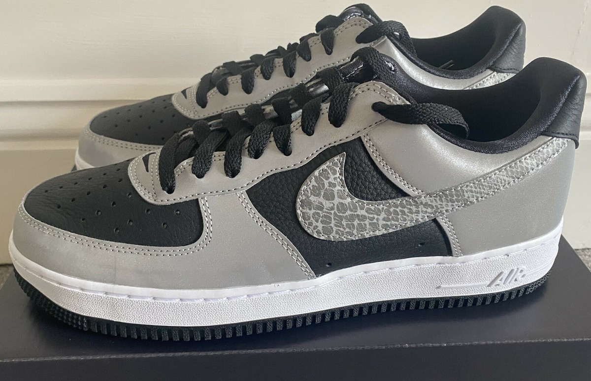 Nike Air Force One - Silver Snake Black/Black-Silver - UK10 - Same