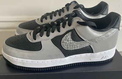 Nike Air Force One - Silver Snake Black/Black-Silver - UK10 - Same
