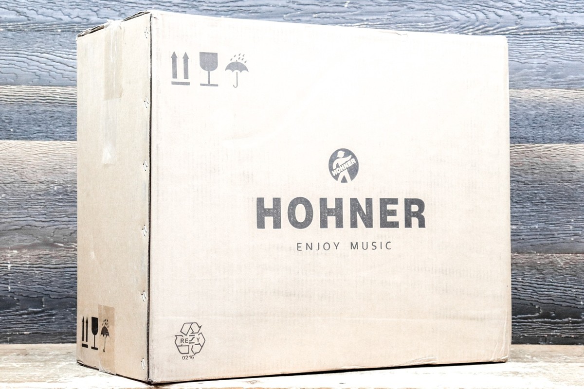 Hohner Bravo III 120 Black 120-Bass 41-Silent Key 3-Voice