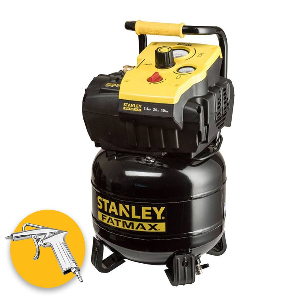 Stanley TAB 200/10/24V - Compressore aria , 10 bar, 24 litri
