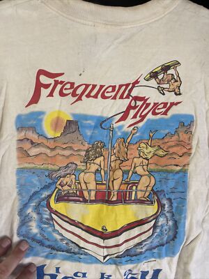 Vintage 80s Lake Havasu Arizona Wakeboard Girls T Shirt Men Size