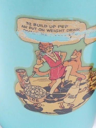 Vintage Ovaltine Beetleware Toddy Little Orphan Annie Shaker Cups Lot of 5 - 第 4/12 張圖片