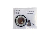 Ronda 515 Watch Movement Date @ 3 O'Clock