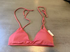 NEW brown   L  SPACE   swimsuit bikini top size small