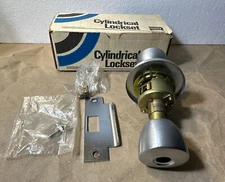 RUSSWIN CYLINDRICAL LOCKSET 448 1/2  US26D 2 3/4 BS 217L13 EMHART FOR PARTS ONLY