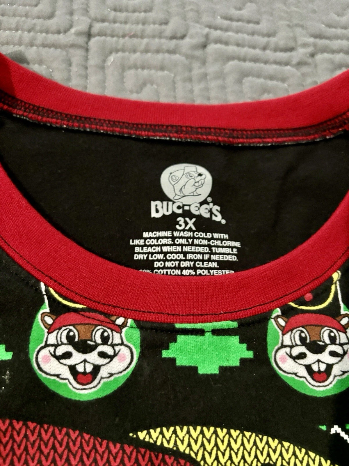 Bucees Sweater Mens 3XL Ugly Christmas XXXL Buc-ees