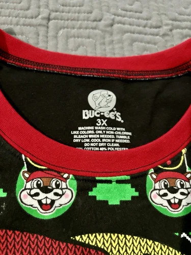 Bucees Sweater Mens 3XL Ugly Christmas XXXL Buc-ees