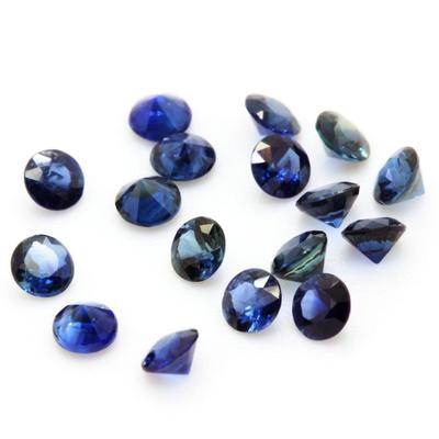 Saphir Blau. IF-VVS1. Rund. ( Verkauft Pro Einheit ). Ceylon, Sri Lanka